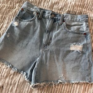 Madewell MomJean Shorts